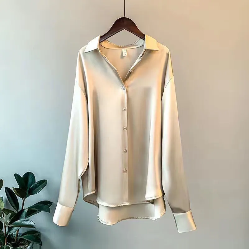 Blusa in raso di L'Aurablend Lotus 7