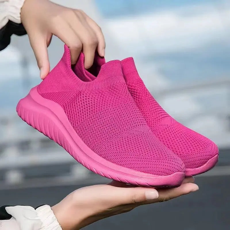 Breathable Knit Sneakers for Men and Women – Stylish &amp; Versatile