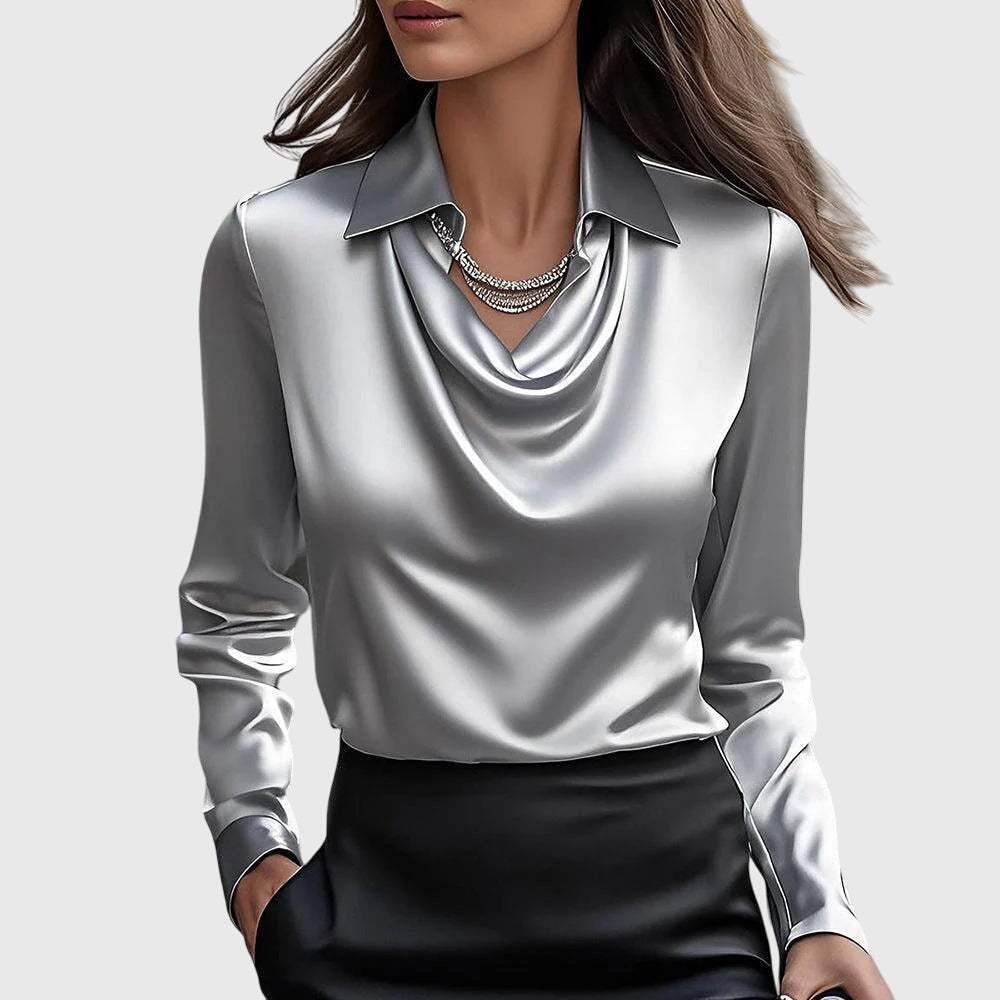 Brooklyn – Camicetta Elegante in Satin Lucido 1