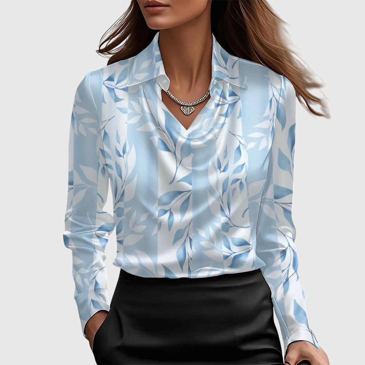 Brooklyn – Camicetta Elegante in Satin Lucido 4