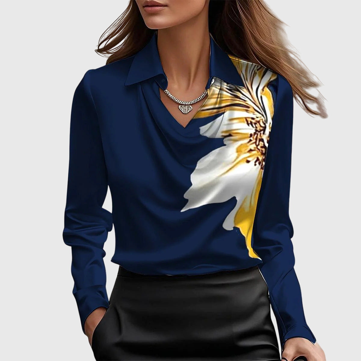 Brooklyn – Camicetta Elegante in Satin Lucido 7