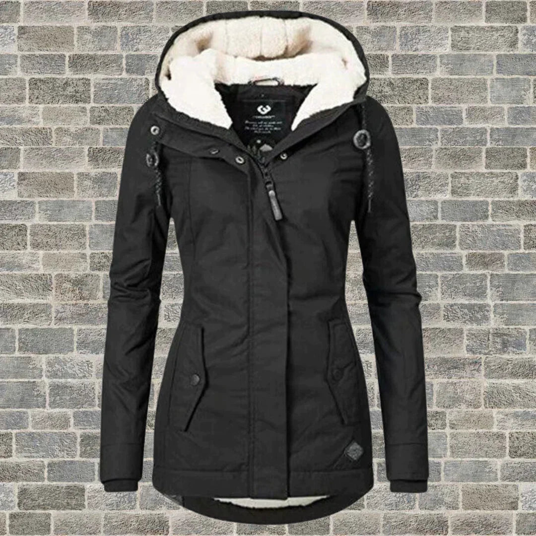 Cappotto Donna | Cappuccio Staccabile e Design Plissettato 2
