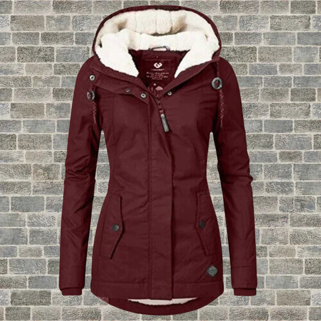 Cappotto Donna | Cappuccio Staccabile e Design Plissettato 5