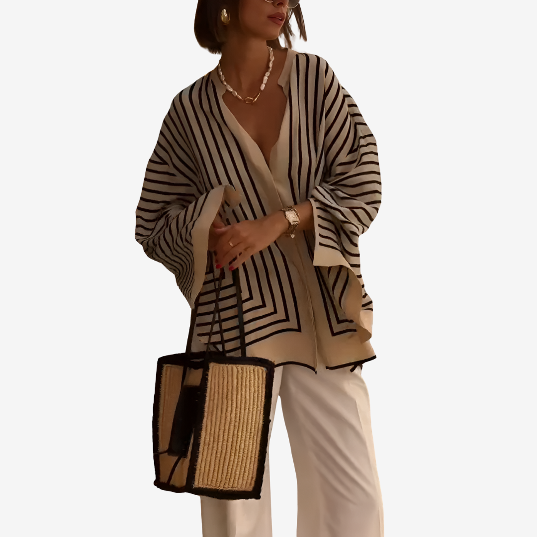 Camicia Donna | Vestibilità Oversize a Righe