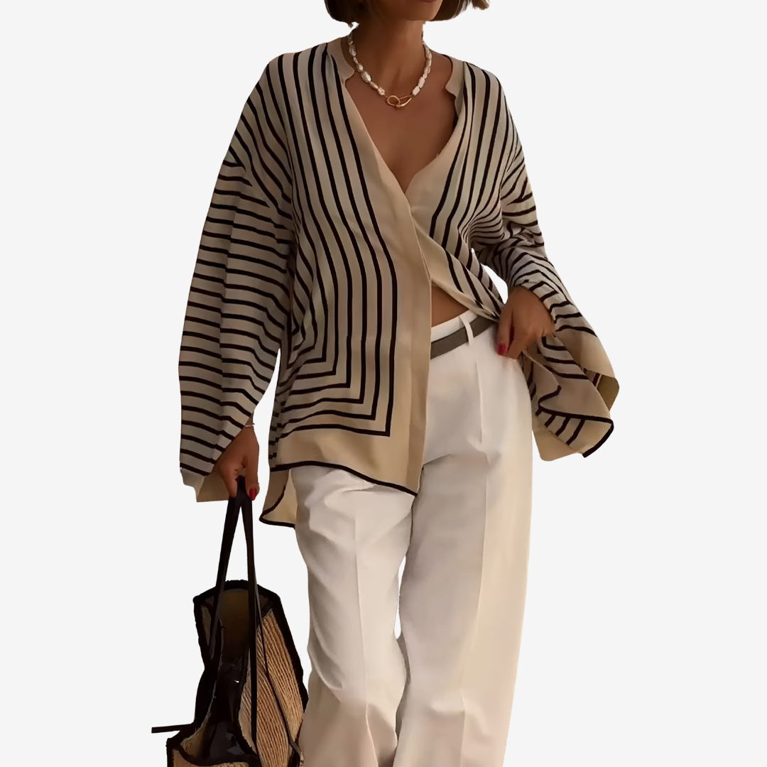 Camicia Donna | Vestibilità Oversize a Righe