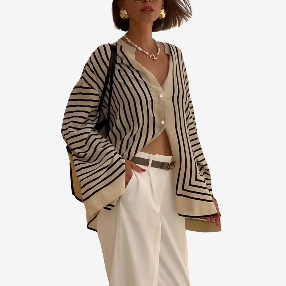 Camicia Donna | Vestibilità Oversize a Righe