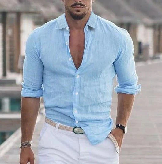 Camicia Elegante Uomo | Fresca & Traspirante