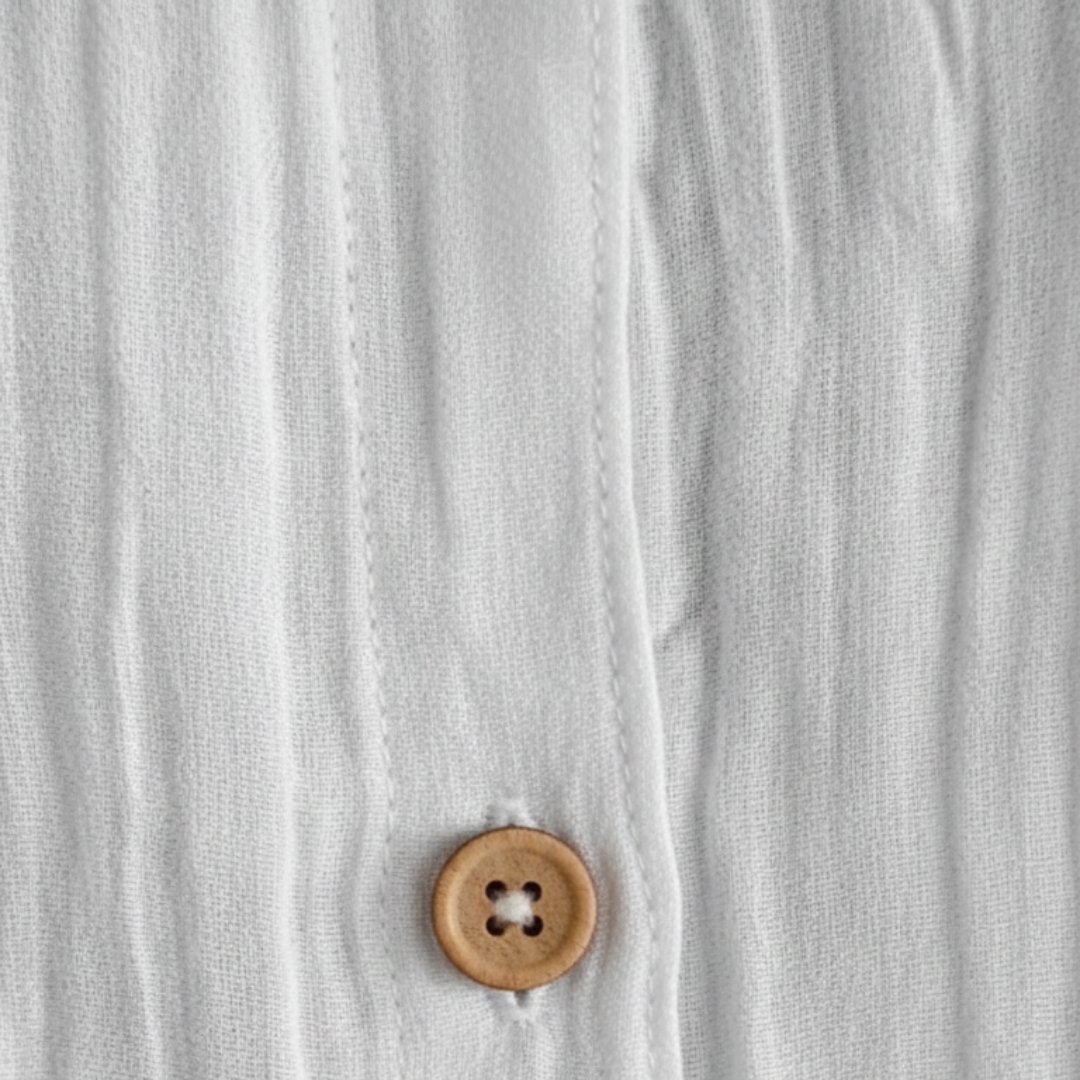 Camicia a Bottoni in Lino Maniche Lunghe Oversize Donna 3