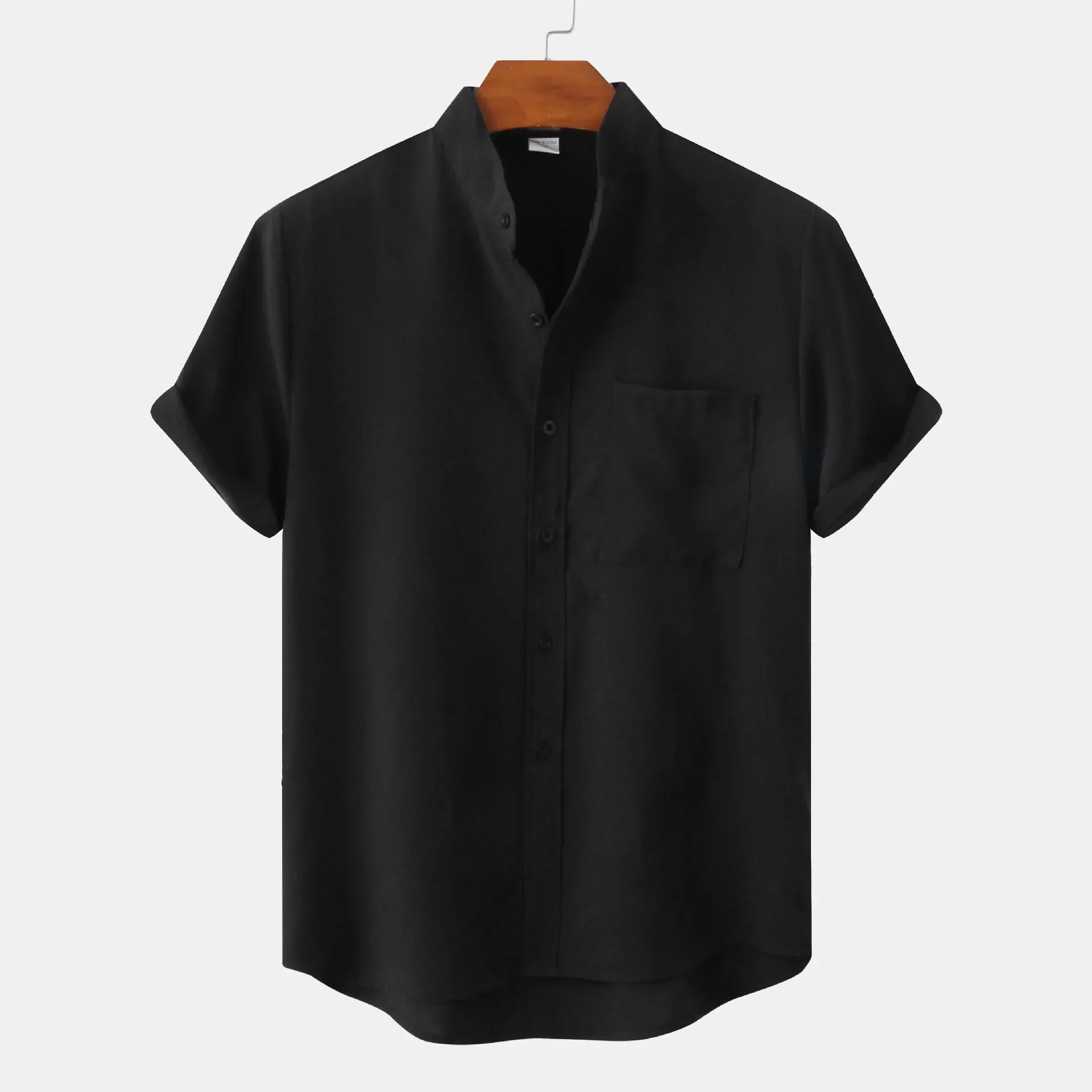 Camicia Uomo | Colletto alla Coreana & Comfort Estivo