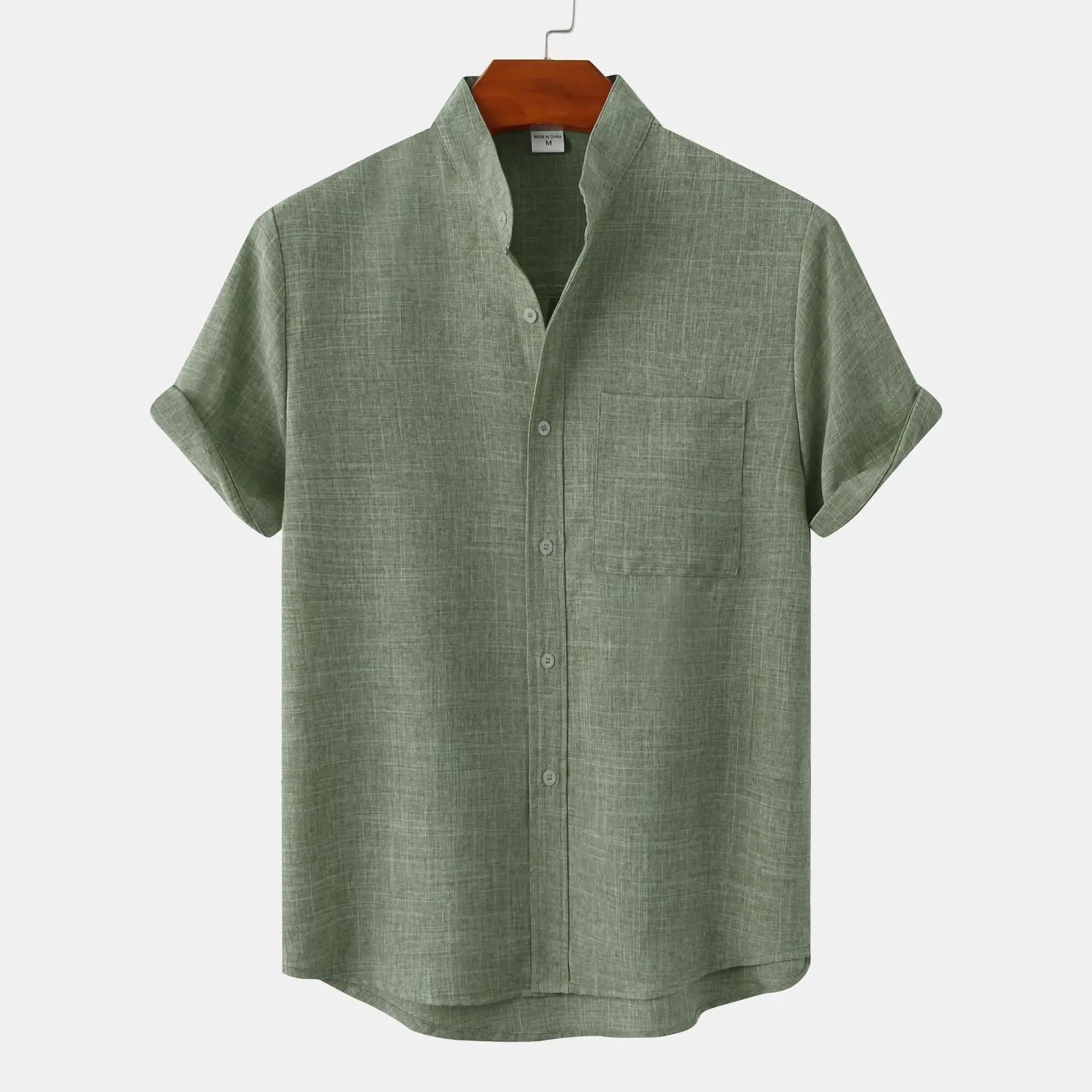 Camicia Uomo | Colletto alla Coreana & Comfort Estivo