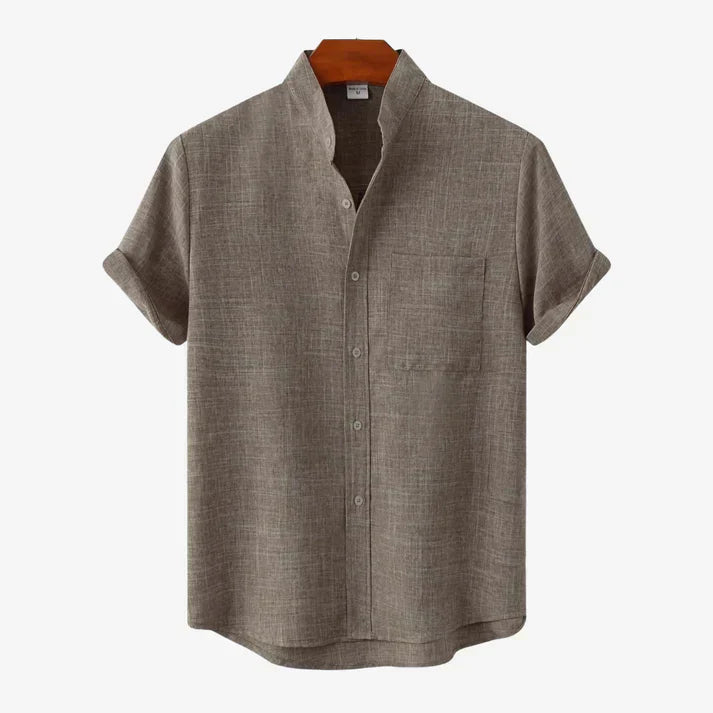 Camicia Uomo | Colletto alla Coreana & Comfort Estivo