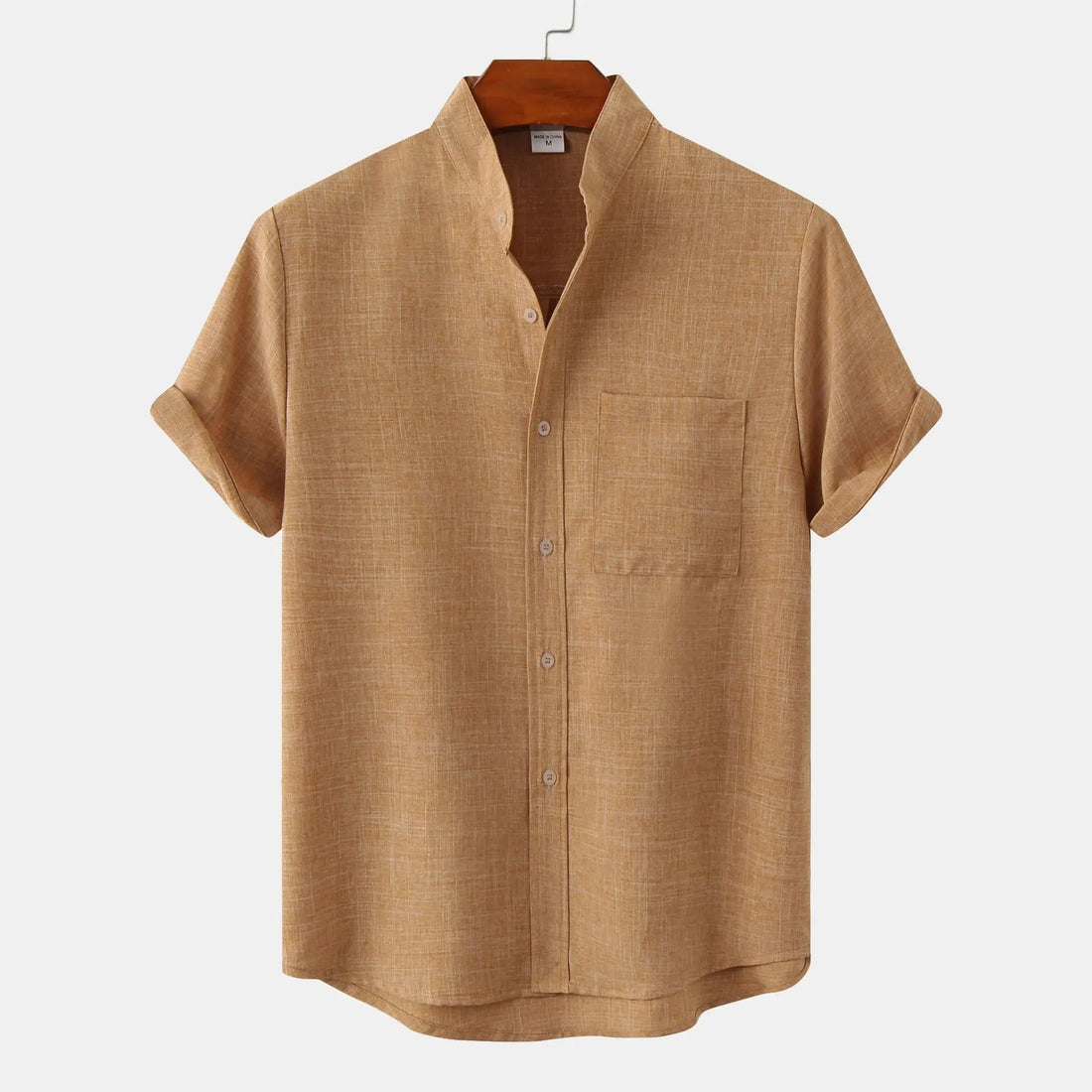 Camicia Uomo | Colletto alla Coreana & Comfort Estivo