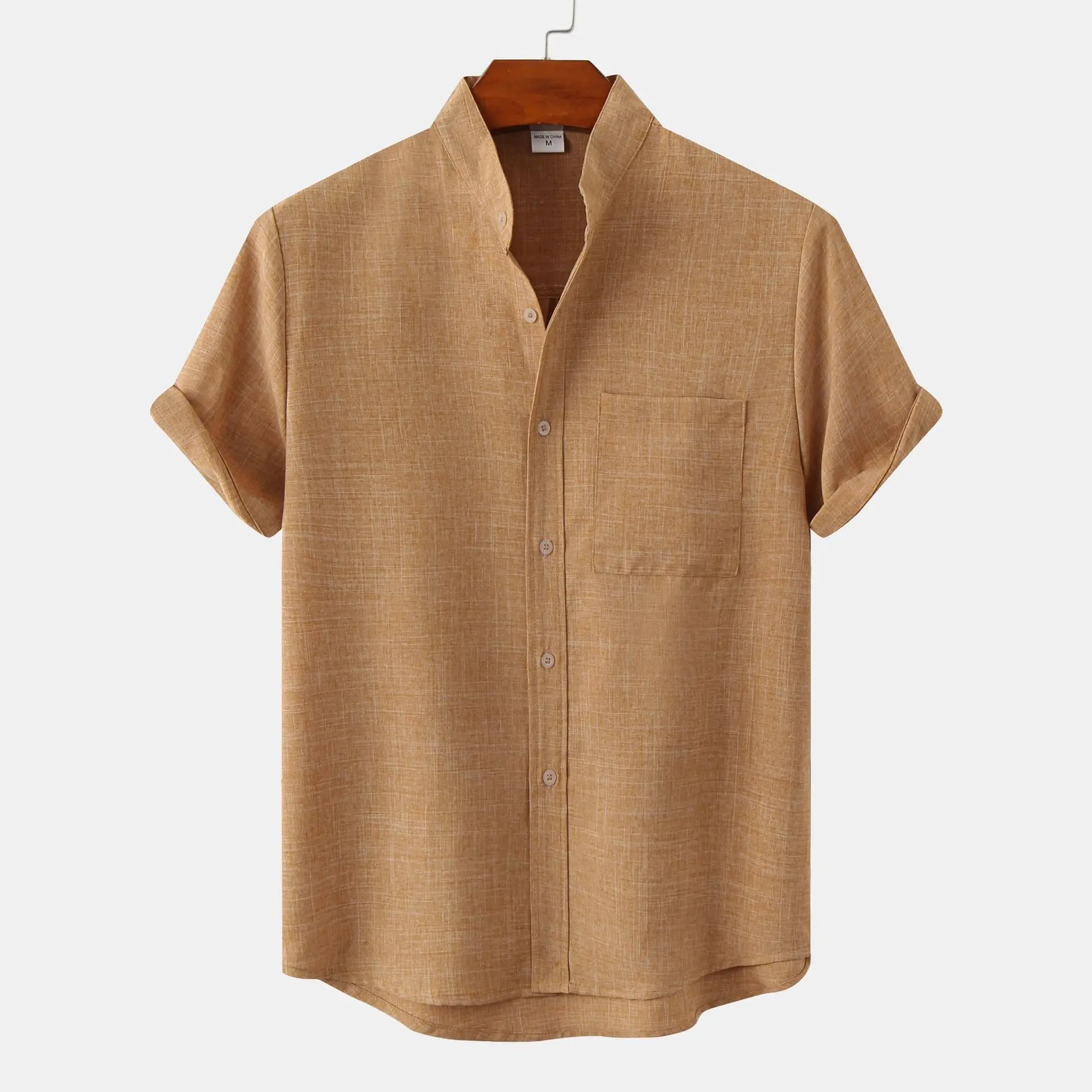 Camicia Uomo | Colletto alla Coreana & Comfort Estivo