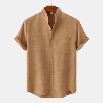 Camicia Uomo | Colletto alla Coreana & Comfort Estivo