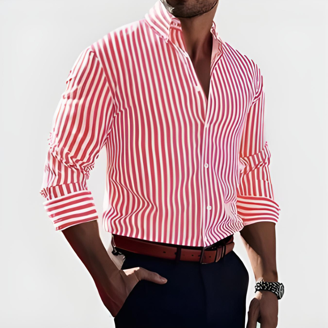 Camicia a Righe Eleganti | Stile Classico Versatile 6