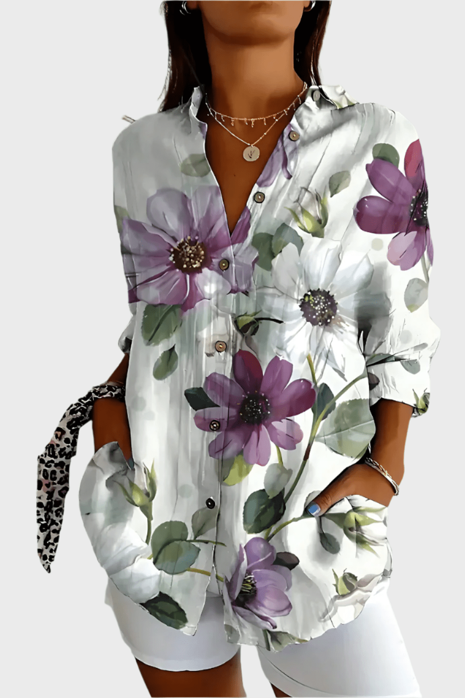 Rosa | camicia floreale 7