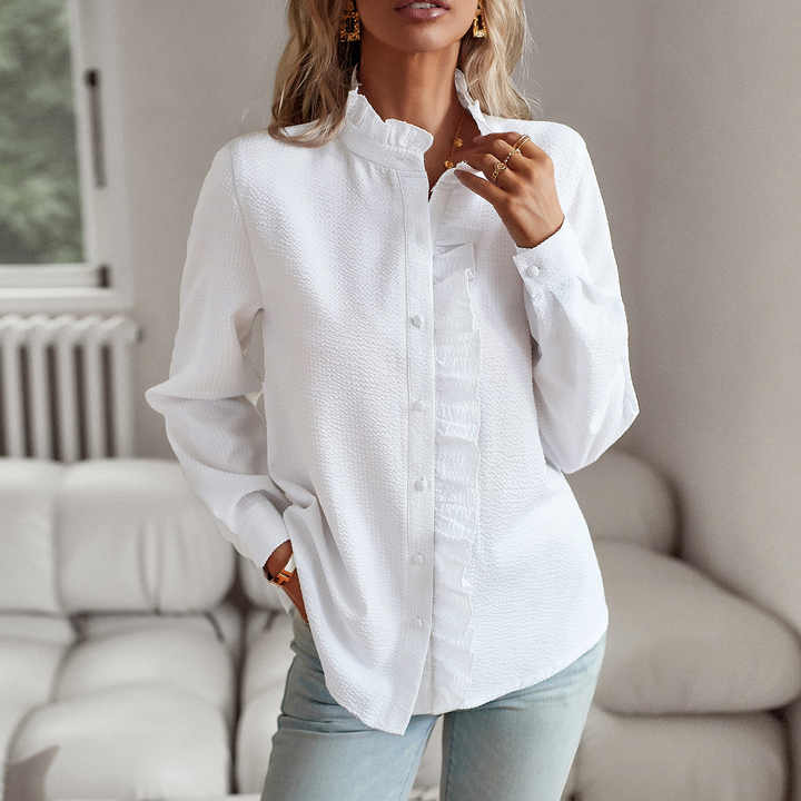 Camicia Da Donna Con Volant 1