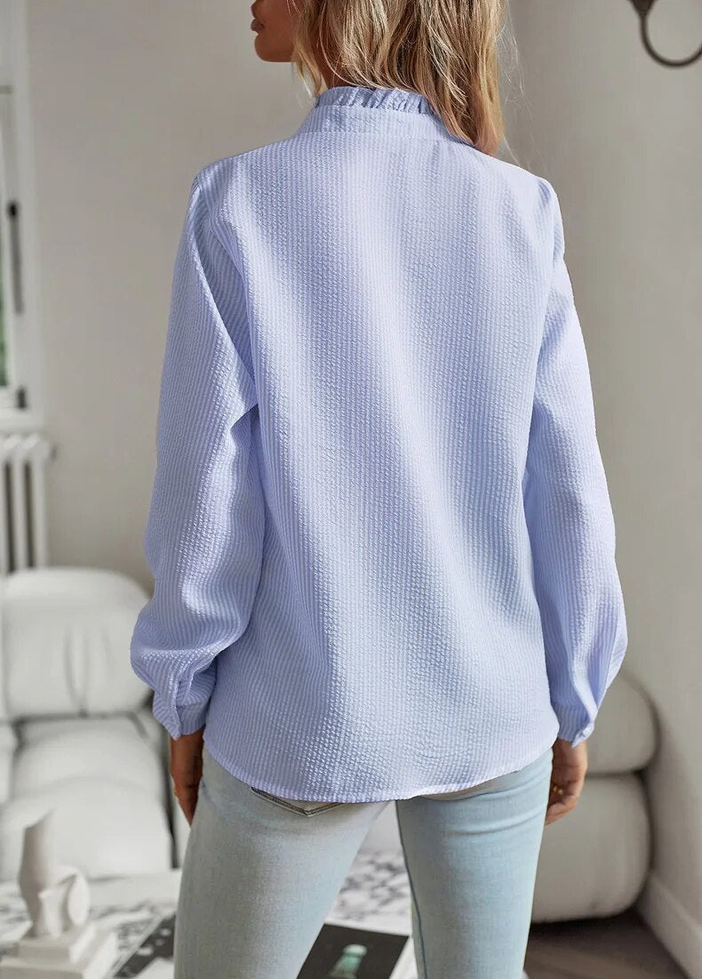 Camicia Da Donna Con Volant 5