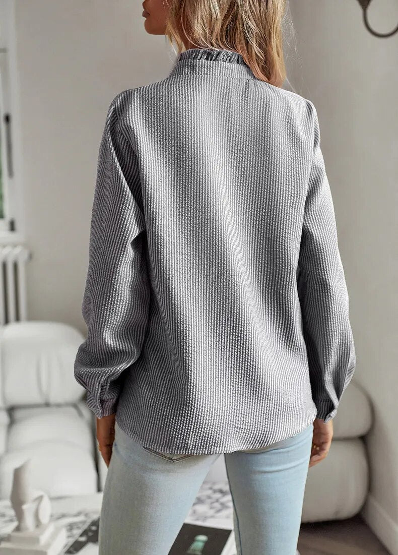 Camicia Da Donna Con Volant 7