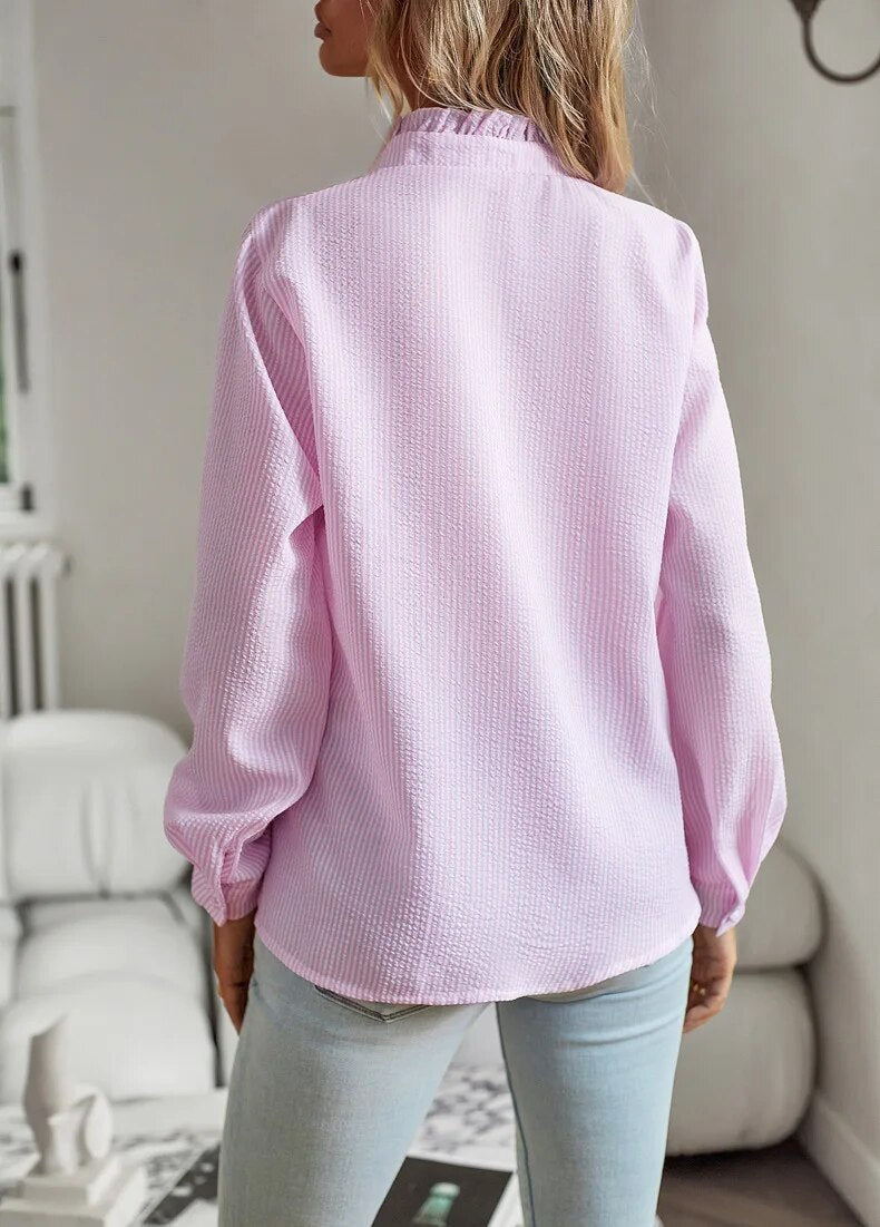Camicia Da Donna Con Volant 8
