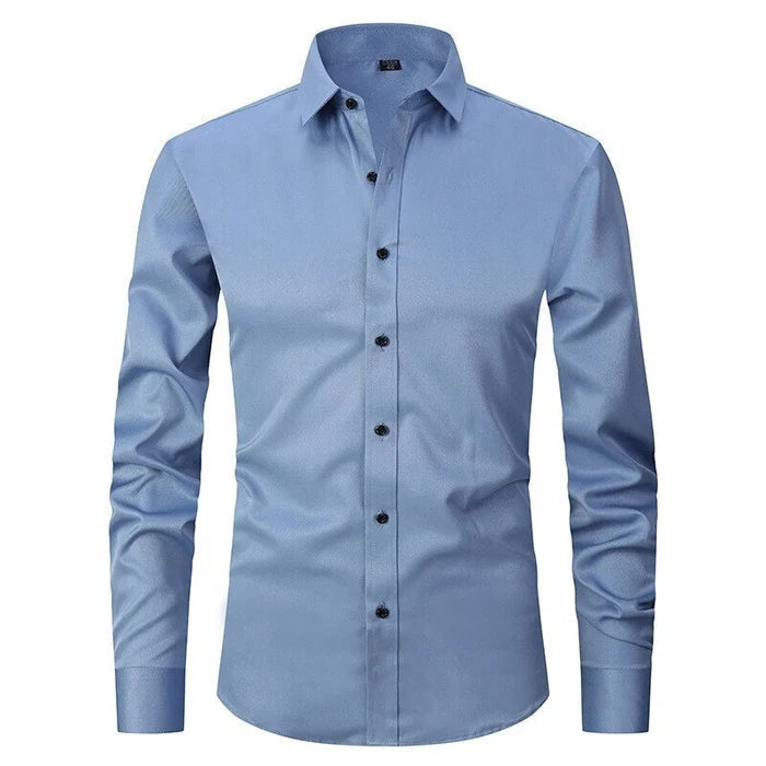 Camicia Slim Fit da Uomo – Antifreddo, Adatta per Lavoro e Uso Quotidiano 2