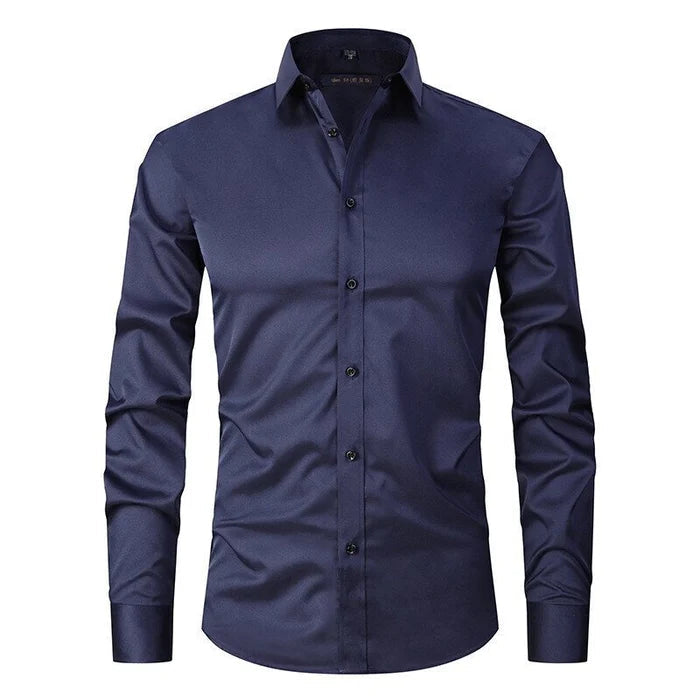 Camicia Slim Fit da Uomo – Antifreddo, Adatta per Lavoro e Uso Quotidiano 3