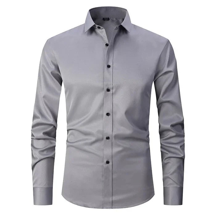 Camicia Slim Fit da Uomo – Antifreddo, Adatta per Lavoro e Uso Quotidiano 8