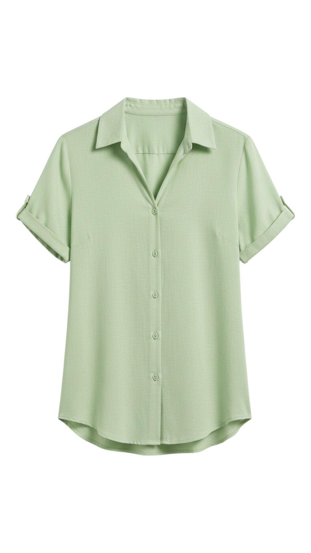 Camicia con Bottoni e Maniche Corte in Cotone e Lino | Ideale per la Stagione Estiva 6