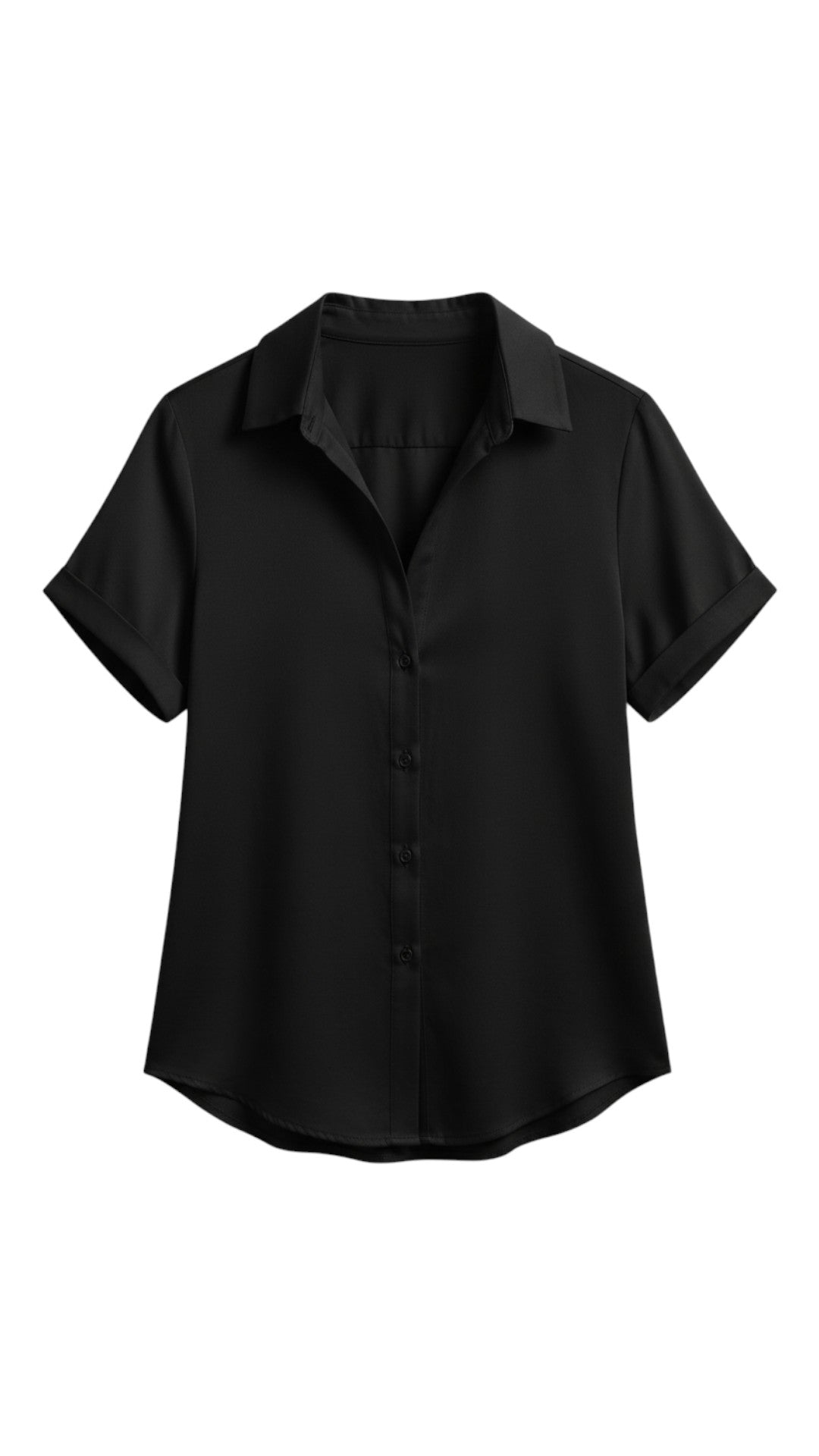 Camicia con Bottoni e Maniche Corte in Cotone e Lino | Ideale per la Stagione Estiva 8