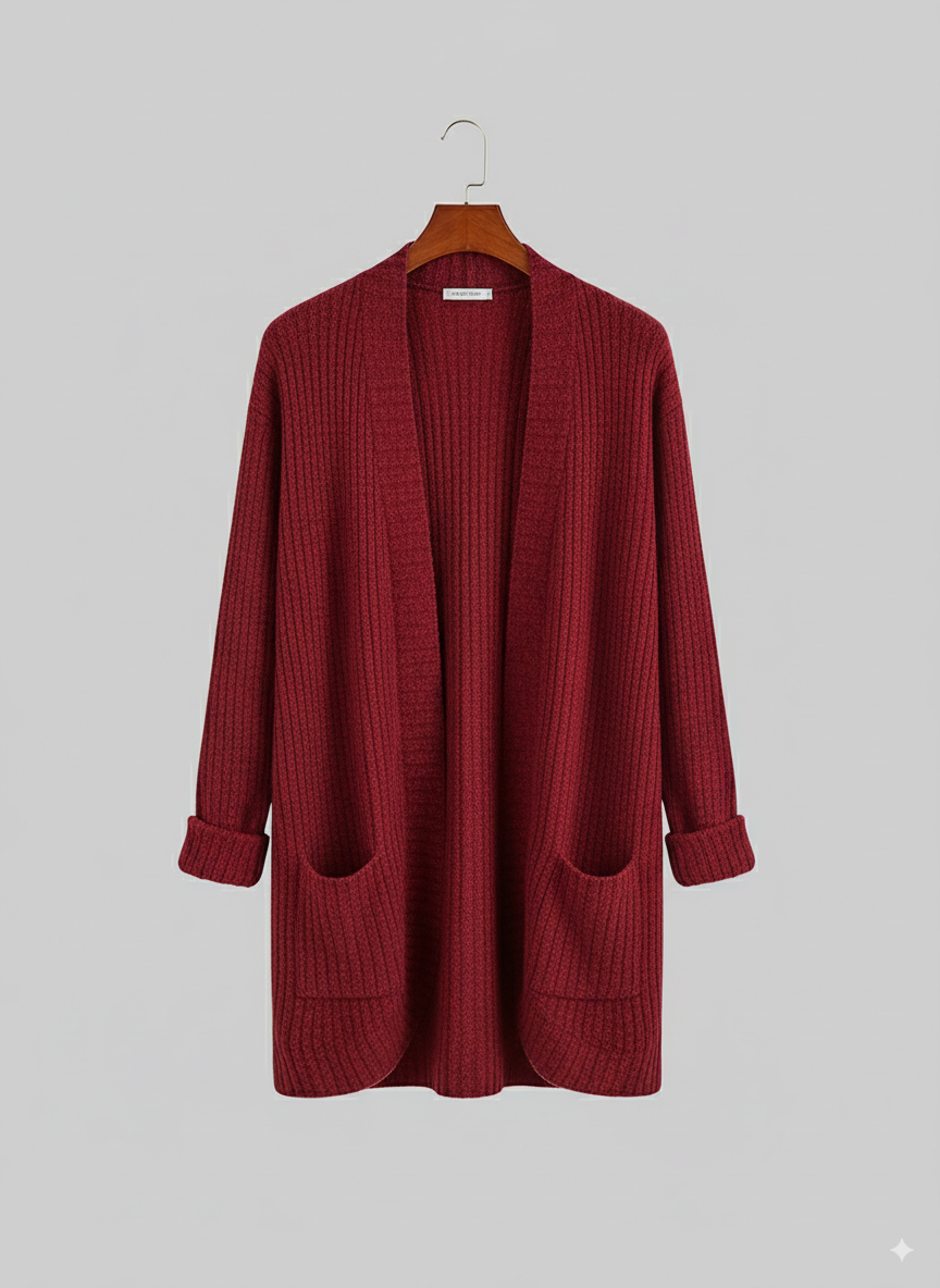 Cardigan Donna | Aperto a Coste con Tasche
