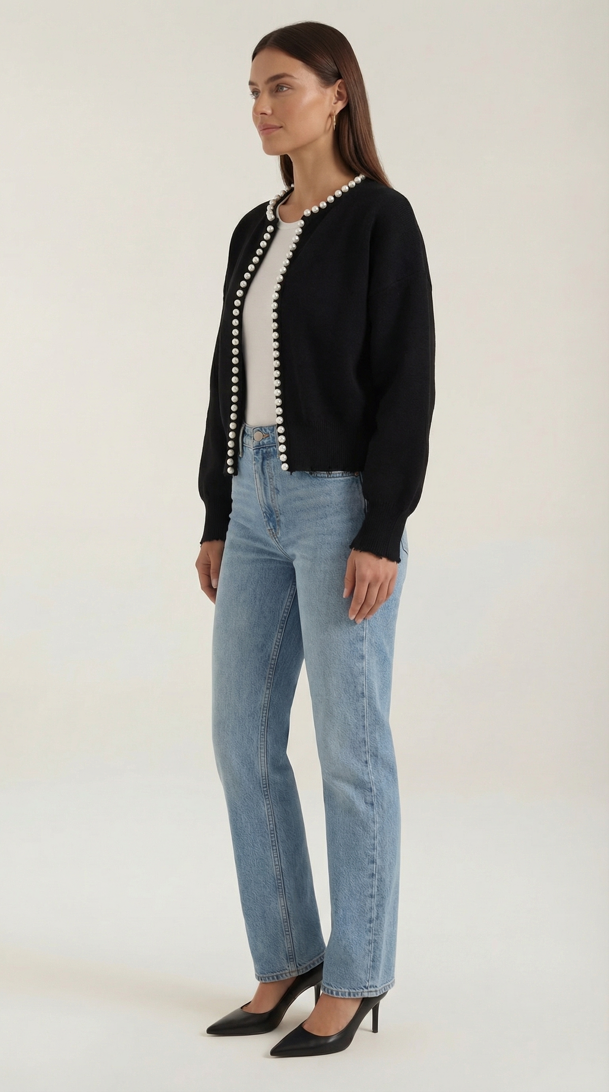 Cardigan Donna | Dettaglio Perle & Stile Chic