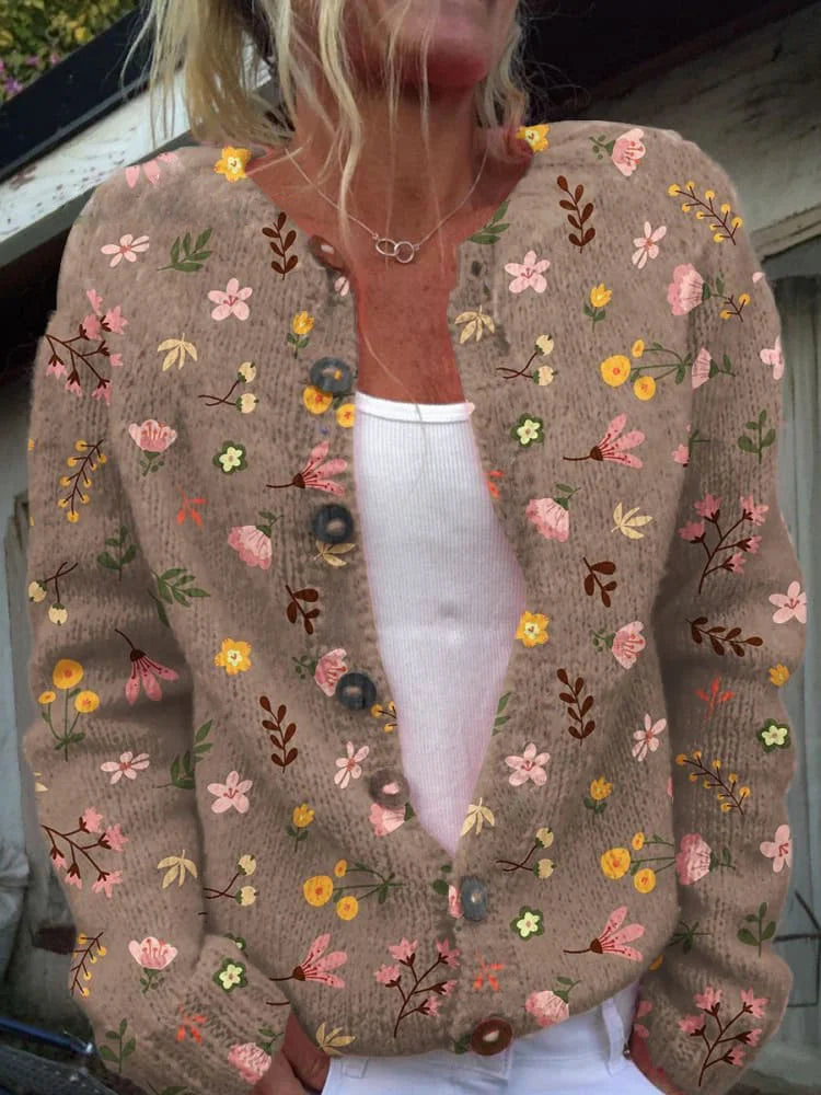 Cardigan Donna | Fantasia Floreale & Comfort Quotidiano