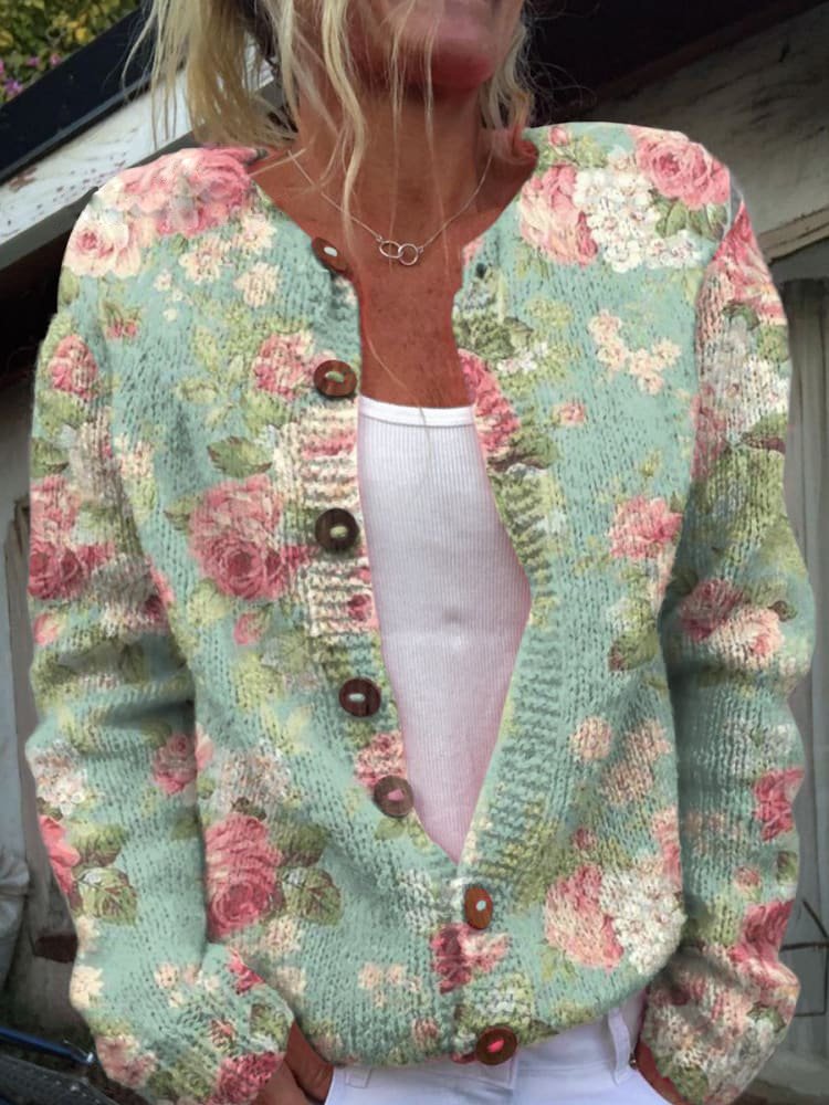 Cardigan Donna | Fantasia Floreale & Comfort Quotidiano