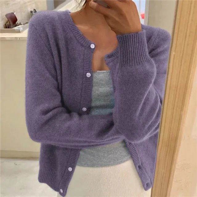 Cardigan Donna | Girocollo e Comfort Morbido
