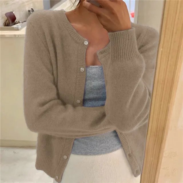 Cardigan Donna | Girocollo e Comfort Morbido