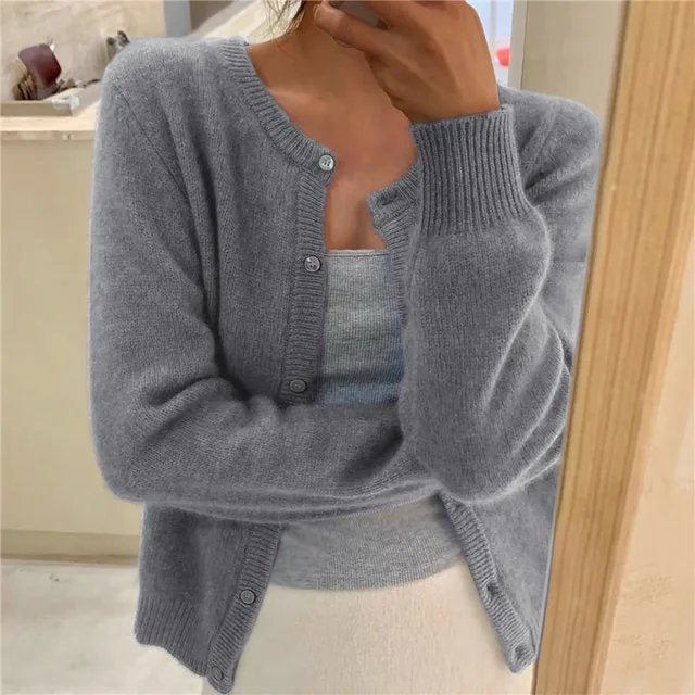 Cardigan Donna | Girocollo e Comfort Morbido