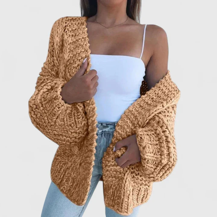 Cardigan Donna | Maniche a Palloncino & Fronte Aperto