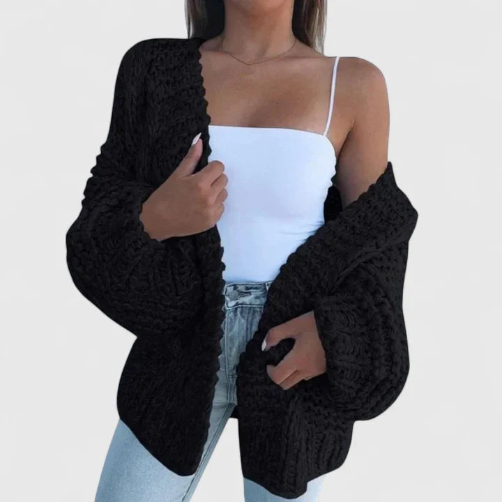 Cardigan Donna | Maniche a Palloncino & Fronte Aperto