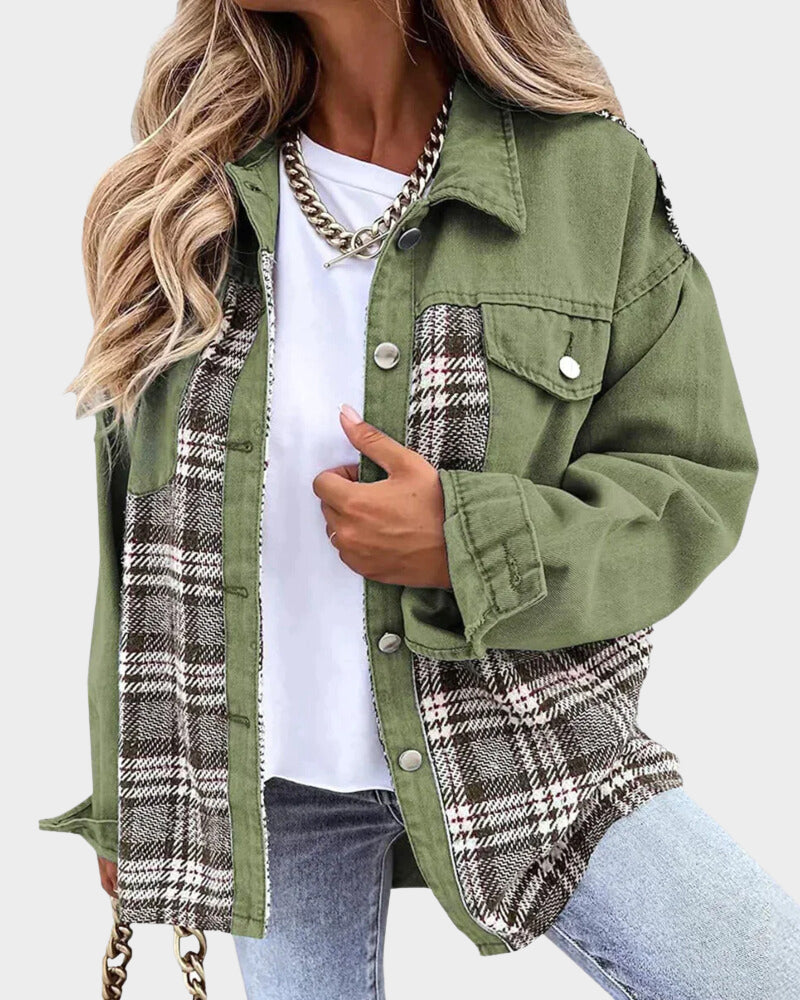 Cardigan Donna | Motivo a Quadri e Comfort Tutto il Giorno 1