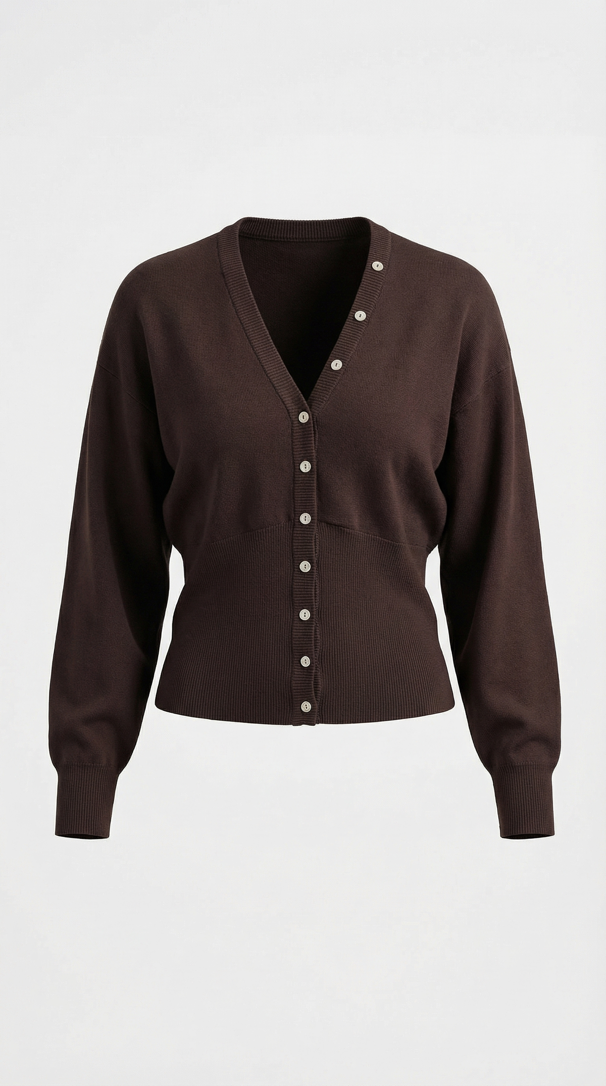 Cardigan Donna | Vita Definita & Bottoni Frontali