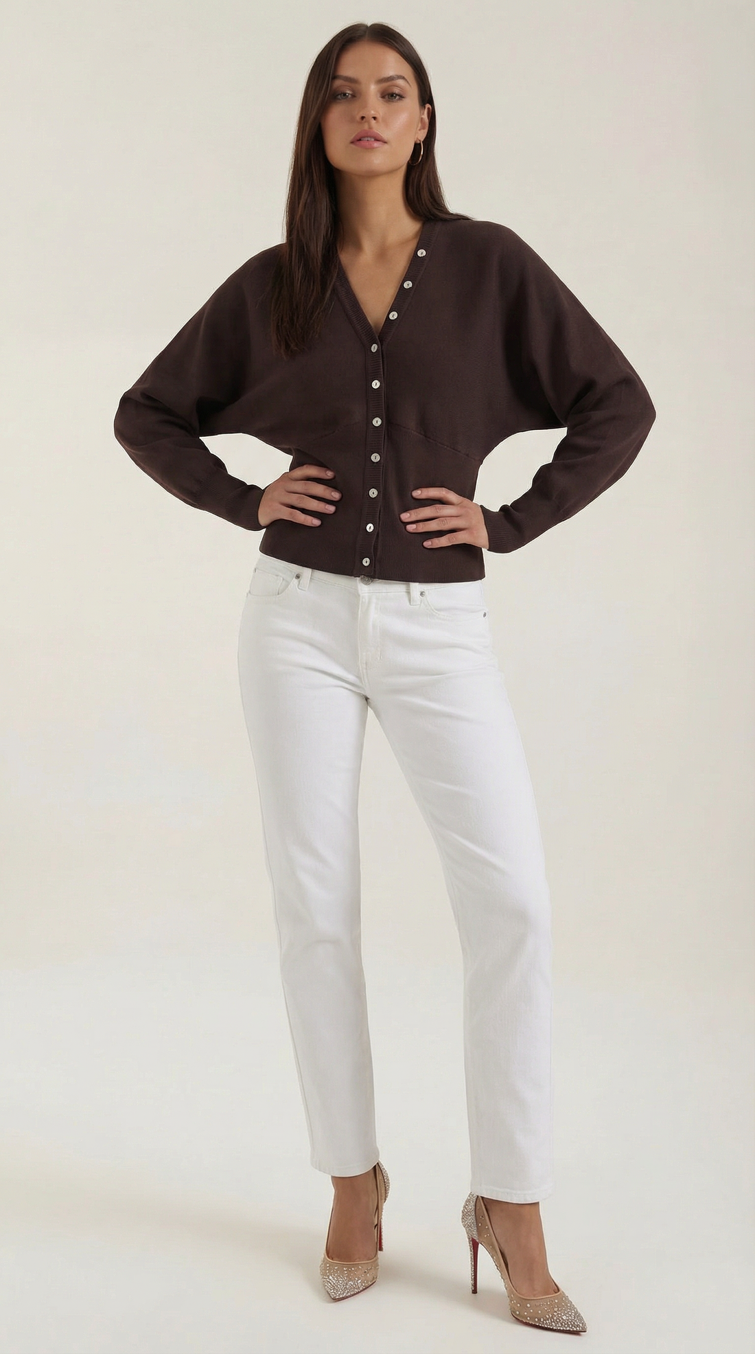 Cardigan Donna | Vita Definita & Bottoni Frontali