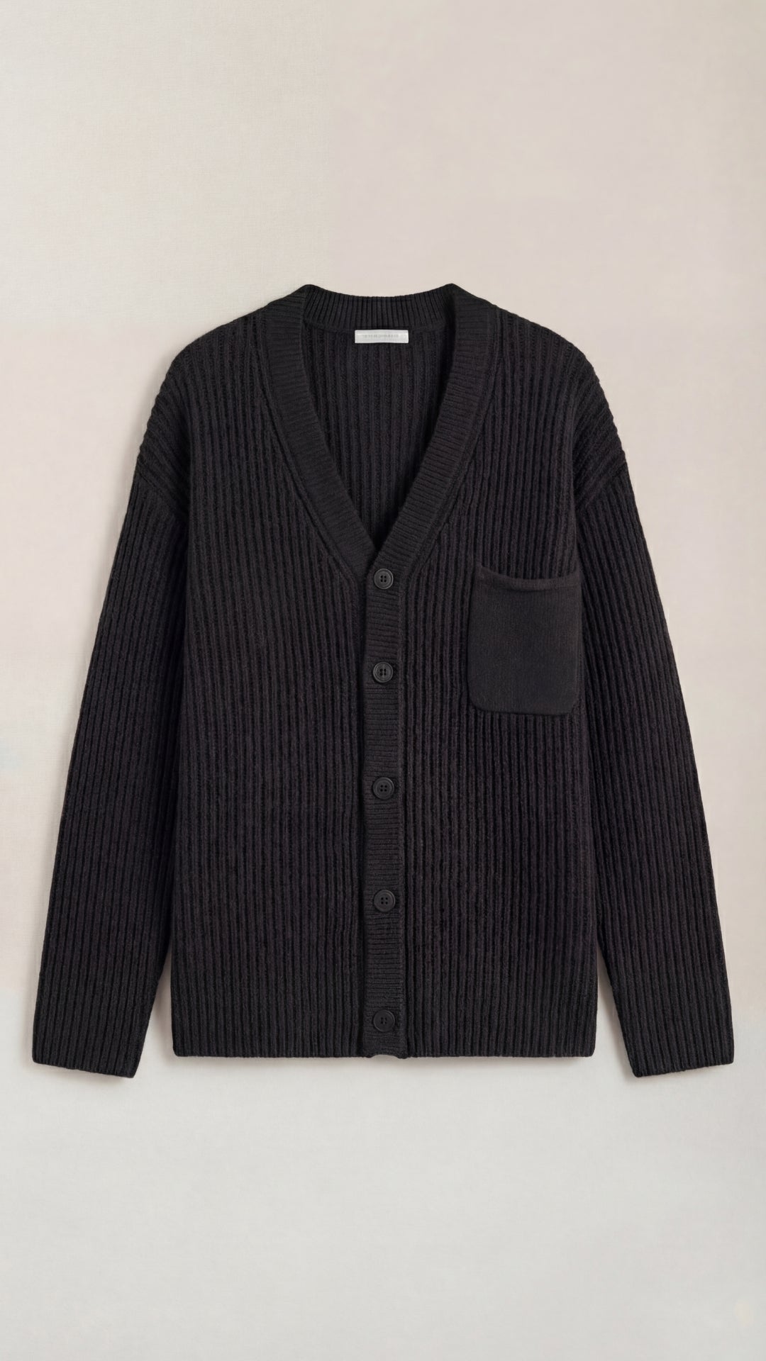 Cardigan Donna Oversize in Maglia a Coste Avvolgente Comodo 4