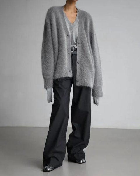 Cardigan Donna in Cashmere Lavorato a Maglia Morbido Caldo 4