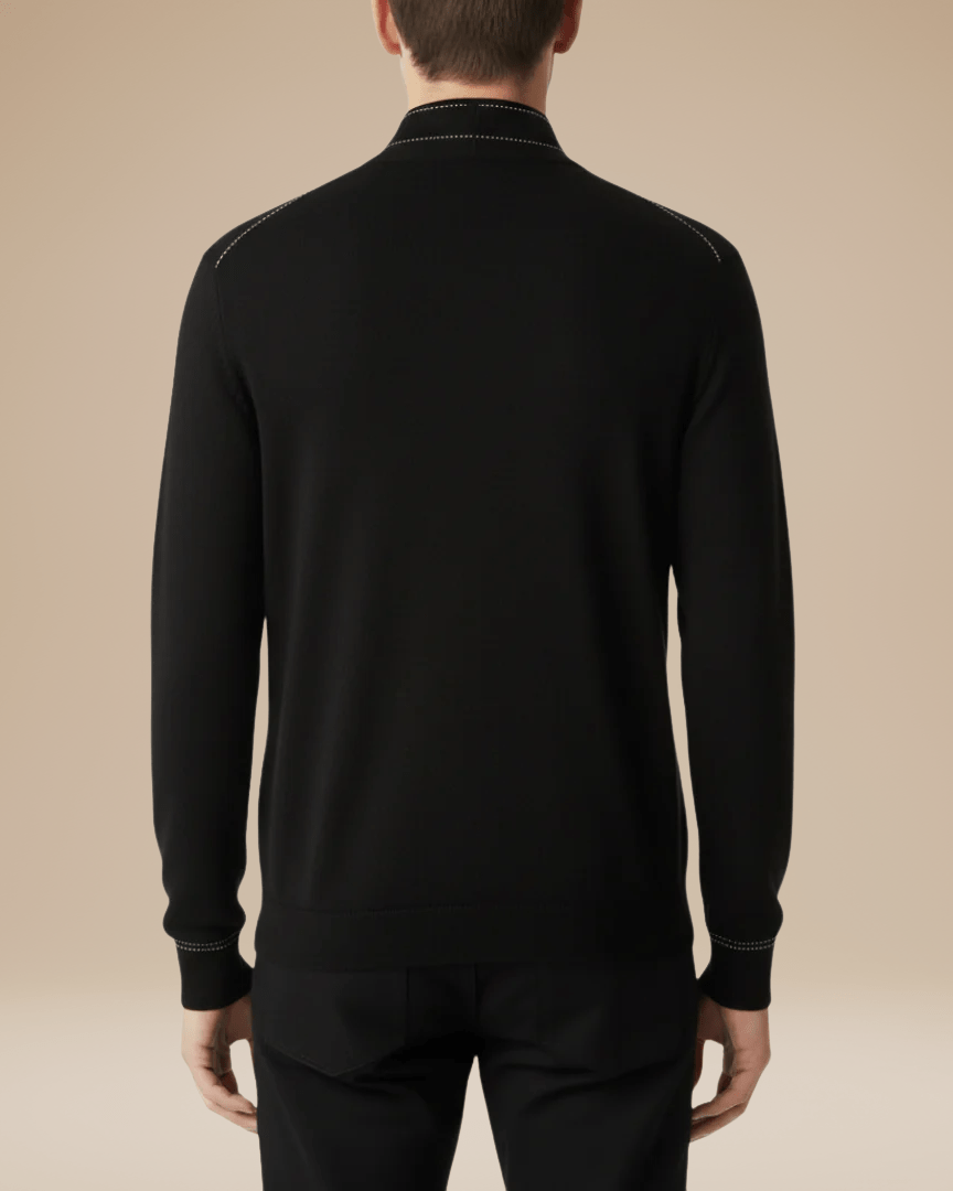 Cardigan Uomo Leggero in Maglia Fine di Cotone Morbido 6