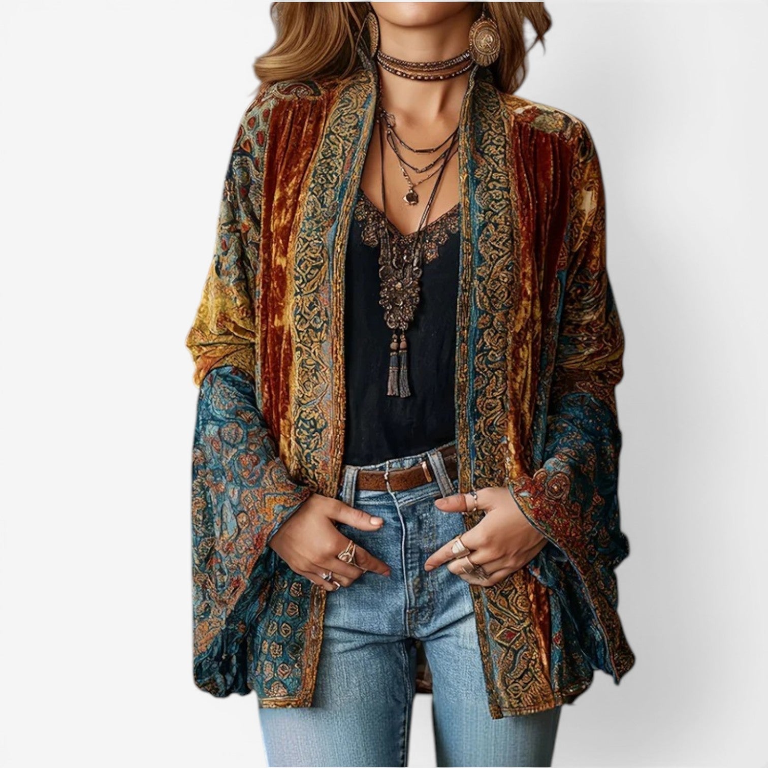 Charlotte™ Cardigan bohémien ricamato 0