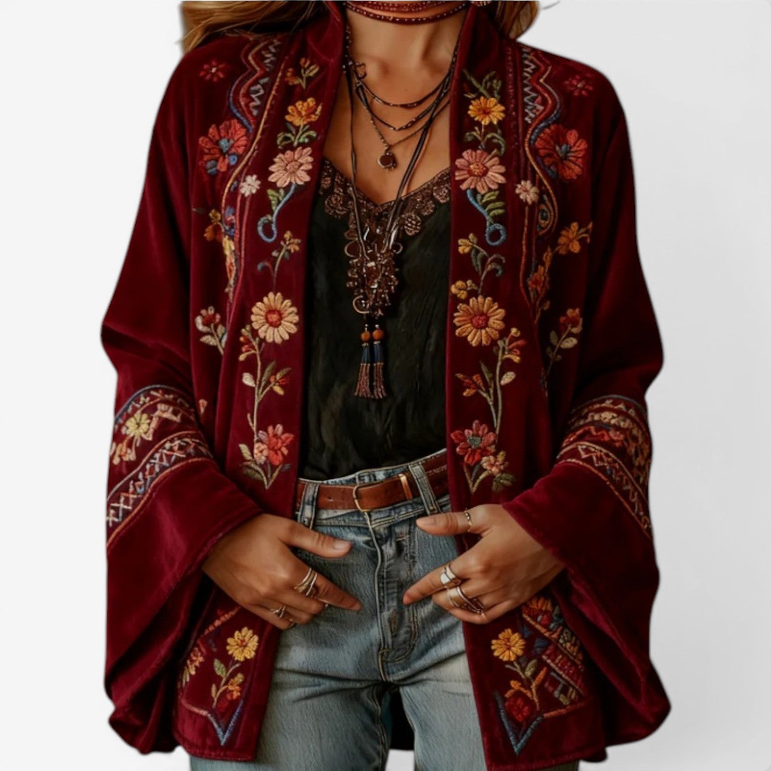 Charlotte™ Cardigan bohémien ricamato 3