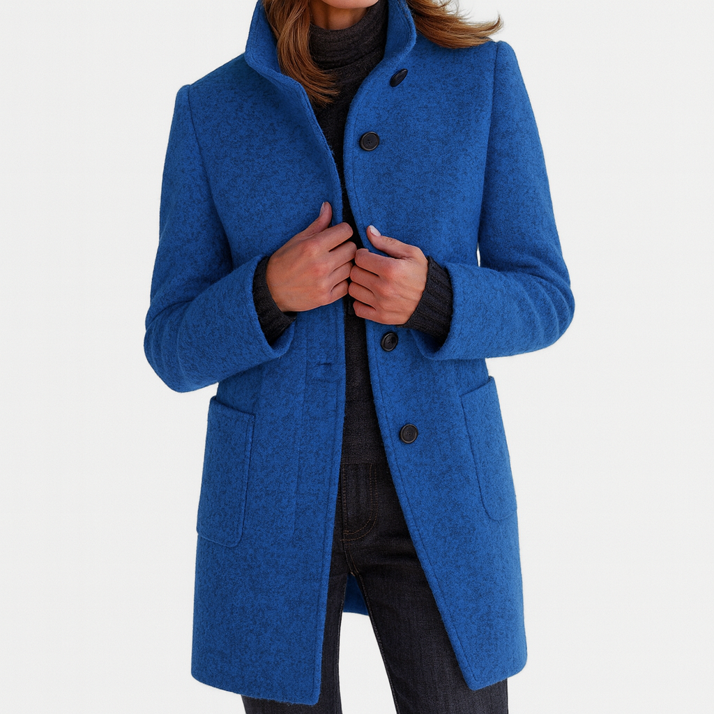 Women's Coat | High Collar & Classic Cut 1
