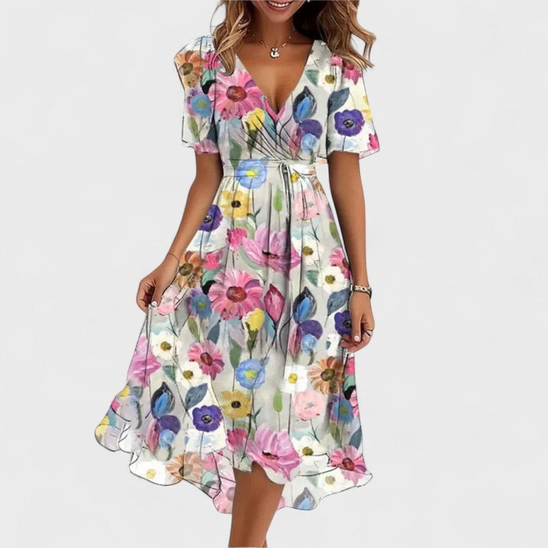 Chiara | Abito Lungo Premium Floreale 4