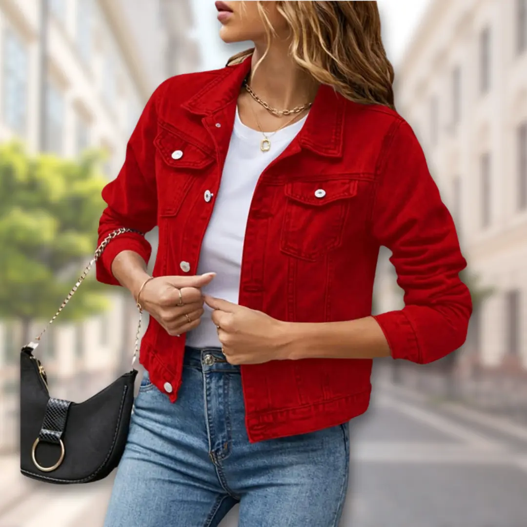 Chic Button-Up Jacket for Women – Effortlessly Stylish &amp; Versatile-Caliboot
