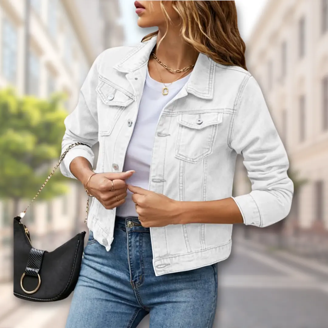 Chic Button-Up Jacket for Women – Effortlessly Stylish &amp; Versatile-Caliboot